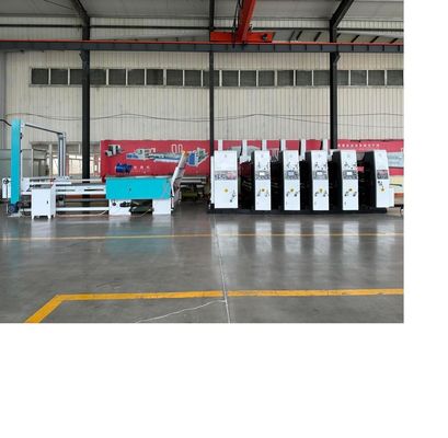 180000 KG 자동 고속 코러거가터 플렉소 4 컬러 프린터 다이커터 셰커