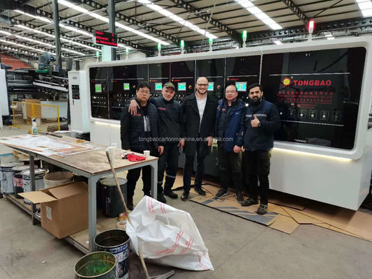 1200mm 고속 플렉소 프린터 슬로터 다이 커터 라인 폴더 글루어