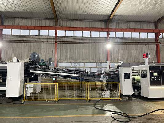 카튼 인쇄용 완전 자동 카튼 기계 연결 라인 1500mm 60000 KG