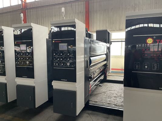 1200mm 자동 플렉소 프린팅 슬로팅 다이 절단 접착 접착 접착 인라인 기계